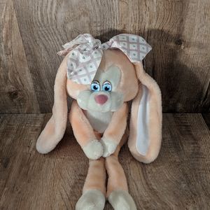 Emotions Vintage Peach Bunny  Adorable.  84